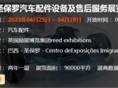 2023巴西国际汽车零配件展预定展位