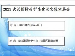 2023武汉国际分析生化及实验室展览会 数字化医院，医学实验室