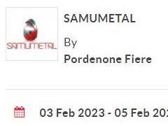2024意大利金属加工及机床展SAMUEXPO 金属加工,机床,模具,表面处理,检测及其他